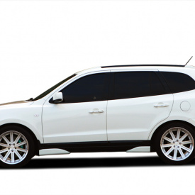 Накладки на пороги Bliss Zonda на Hyundai Santa Fe 2 (CN)